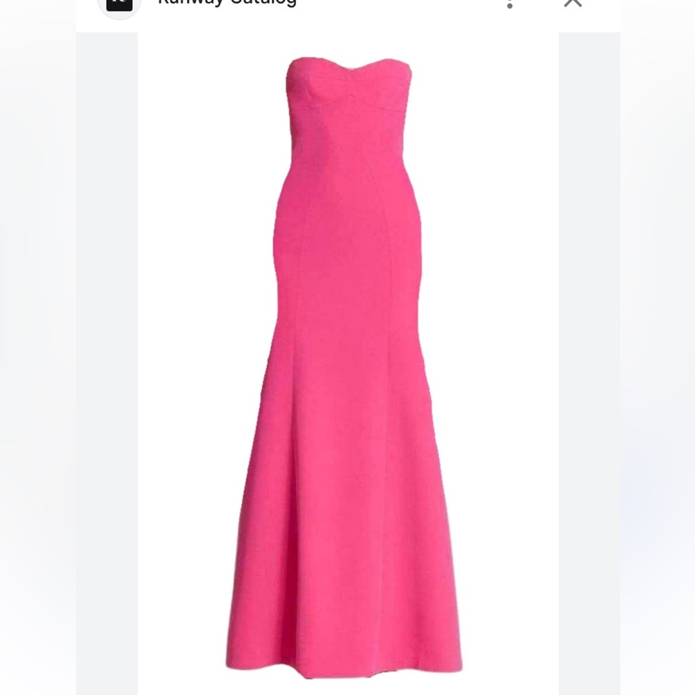 BCBG pink gown. Strapless Dress